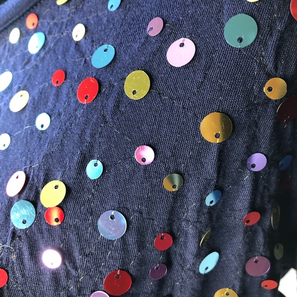 🔺SOLD🔻NY & Co. Soho Sequin Top Shirt Size XS - Picture 2 of 5